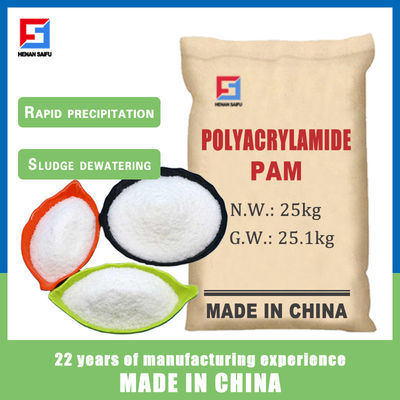 เคมี Cationic Plolyacrylamide Flocculant Sludge Dewatering Water Treatment