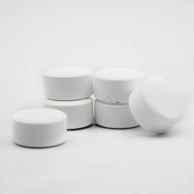 TCCA 90 เม็ดคลอรีน C3Cl3N3O3 Trichloroisocyanuric Acid Tablets