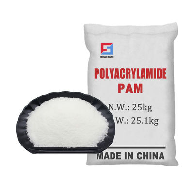 เม็ดสีขาว PAM การบำบัดน้ำด้วยสารเคมี Flocculant High Polymer Anionic Polyacrylamide
