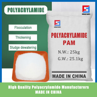 Polyacrylamide Flocculant PAM Chemical สำหรับการทำเหมืองแร่สิ่งปฏิกูล Anionic Sludge Dewatering