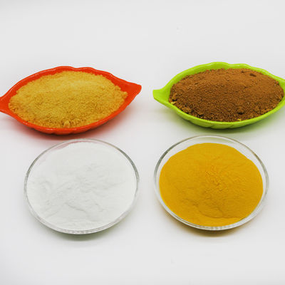 สีเหลืองอ่อน 20% 30% Al2O3 โพลีอะลูมิเนียมคลอไรด์ผง