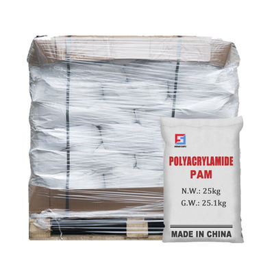 Cationic Polyacrylamide CPAM Flocculant White Powder สำหรับการทำกระดาษ